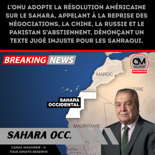 Dépêche CANAL Maghreb